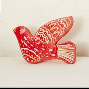 Opalhouse Jungalow Velvet Dove Shaped Toss Pillow